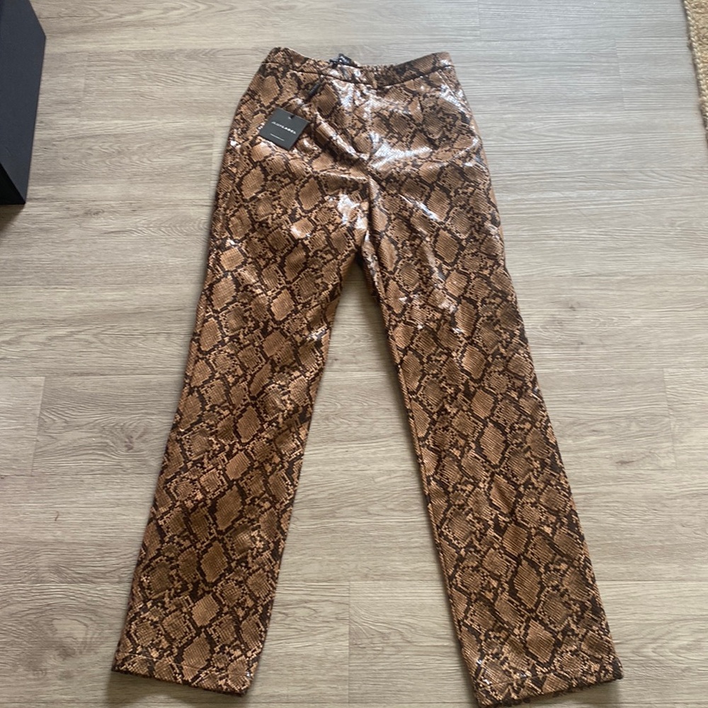 Jluxlabel womens brand new with tag leather pants size s